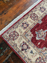 Load image into Gallery viewer, Hand knotted wool rug 12379 size 123 x 79 cm