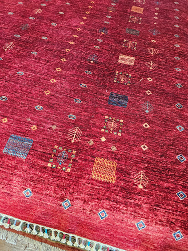 Hand knotted wool rug 286208 size 286 x 208 cm