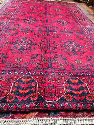 Hand knotted wool rug 15898 size 158 x 98 cm