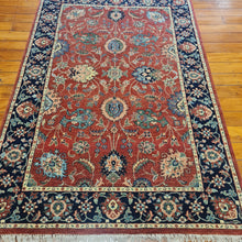 Load image into Gallery viewer, Hanmd knotted wool Rug 124185 size 185 x 124 cm India