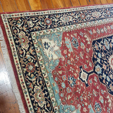 Load image into Gallery viewer, Hand knotted wool Rug 127185 size 185 x 127 cm India