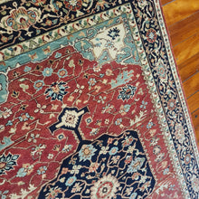 Load image into Gallery viewer, Hand knotted wool Rug 127185 size 185 x 127 cm India