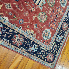 Load image into Gallery viewer, Hand knotted wool Rug 155241 size 241 x 155 cm India