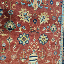 Load image into Gallery viewer, Hand knotted wool Rug 155241 size 241 x 155 cm India