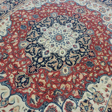 Load image into Gallery viewer, Hand knotted wool Rug 244295 size 295 x 244 cm India
