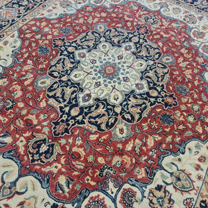 Hand knotted wool Rug 244295 size 295 x 244 cm India