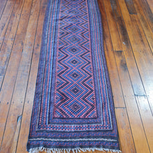 Load image into Gallery viewer, Hand knotted wool Rug 26964 size 269 x 64 cm Afghanistan