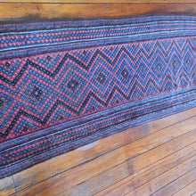 Load image into Gallery viewer, Hand knotted wool Rug 26964 size 269 x 64 cm Afghanistan