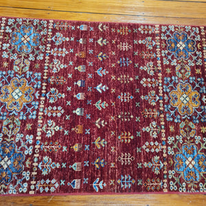 Hand knotted wool Rug 11979 size 119 x 79 cm Afghanistan