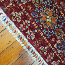 Load image into Gallery viewer, Hand knotted wool rug 12081 size  120 x 81 cm Afghanistan