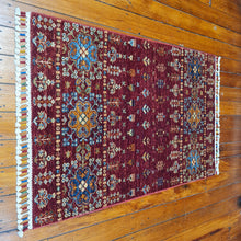 Load image into Gallery viewer, Hand knotted wool rug 12081 size  120 x 81 cm Afghanistan
