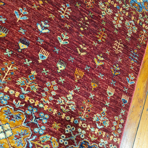 Hand knotted wool rug 12081 size  120 x 81 cm Afghanistan