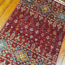 Load image into Gallery viewer, Hand knotted wool rug 12081 size  120 x 81 cm Afghanistan