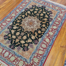Load image into Gallery viewer, Hand knotted wool &amp; silk Rug 165115 size 165 x 115 cm Afghanistan