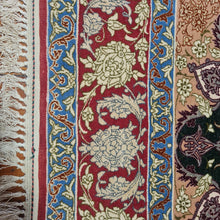 Load image into Gallery viewer, Hand knotted wool &amp; silk Rug 165115 size 165 x 115 cm Afghanistan