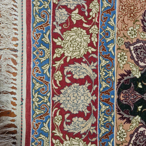 Hand knotted wool & silk Rug 165115 size 165 x 115 cm Afghanistan