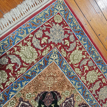 Load image into Gallery viewer, Hand knotted wool &amp; silk Rug 165115 size 165 x 115 cm Afghanistan