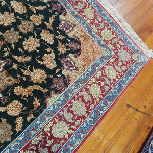 Hand knotted wool & silk Rug 165115 size 165 x 115 cm Afghanistan