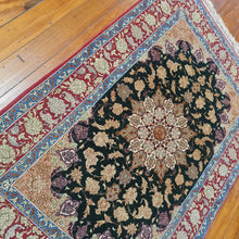 Load image into Gallery viewer, Hand knotted wool &amp; silk Rug 165115 size 165 x 115 cm Afghanistan