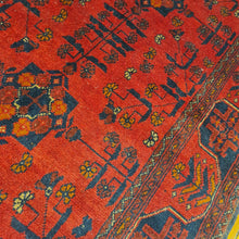 Load image into Gallery viewer, Hand knotted wool rug 14598 size 145 x 98 cm Afghnistan