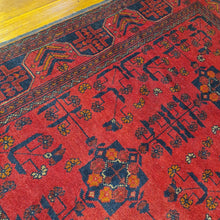 Load image into Gallery viewer, Hand knotted wool rug 14598 size 145 x 98 cm Afghnistan