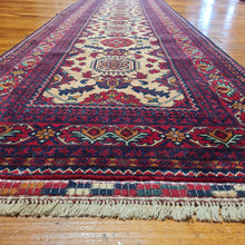 Load image into Gallery viewer, Hand knotted wool Rug 28579 size 289 x 79 cm Afghanistan