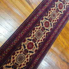 Load image into Gallery viewer, Hand knotted wool Rug 28579 size 289 x 79 cm Afghanistan