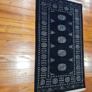 Hand knotted wool rug 16396 size 163 x 96 cm Pakistan