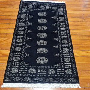 Hand knotted wool rug 15993 size 159 x 93 cm Pakistan