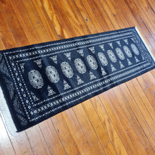 Load image into Gallery viewer, Hand knotted wool rug 18263 size 182 x 63 cm Pakistan