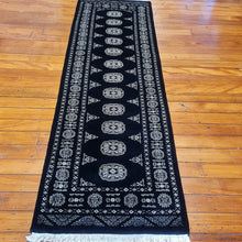 Load image into Gallery viewer, Hand knotted wool rug 24980 249 x 80 cm Pakistan