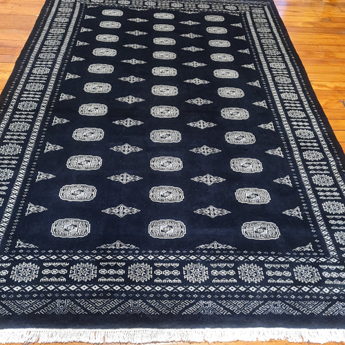 Hand knotted wool rug 296199 size 296 x 199 cm Pakistan