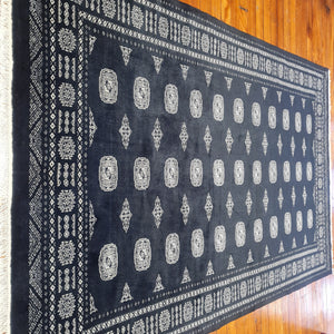 Hand knotted wool rug 296199 size 296 x 199 cm Pakistan