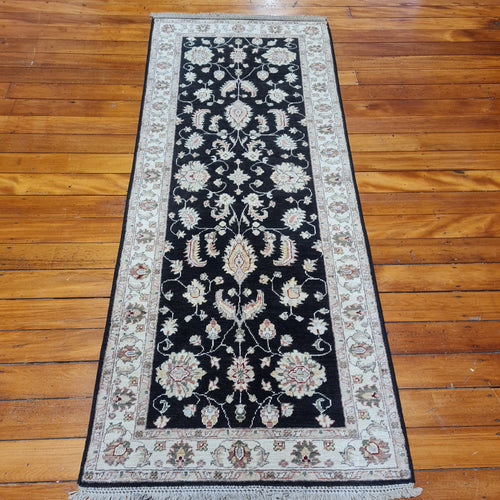 Hand knotted wool rug 20180 size 201 x 80 cm Afghanistan