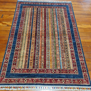 Hand knotted wool rug 177124 size 177 x 124 cm Afghanistan