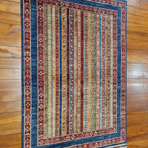 Hand knotted wool rug 177124 size 177 x 124 cm Afghanistan
