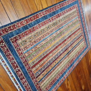 Hand knotted wool rug 177124 size 177 x 124 cm Afghanistan