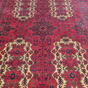 Hand knotted wool rug 297201 size 297 x 201 cm Afghanistan