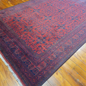 Hand knotted wool rug 291197 size 291  x 197 cm Afghanistan