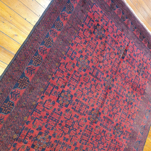 Hand knotted wool rug 295208 size 295 x 202 cm Afghanistan