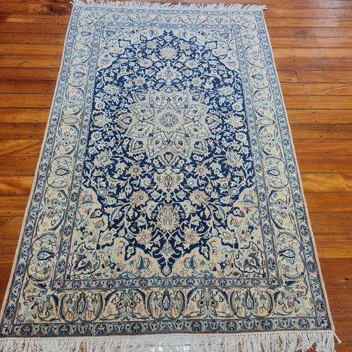Hand knotted wool rug 194129 size 194 x 129 cm