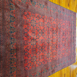 Hand knotted wool rug 288196 size 288 x 196 cm Afghanistan