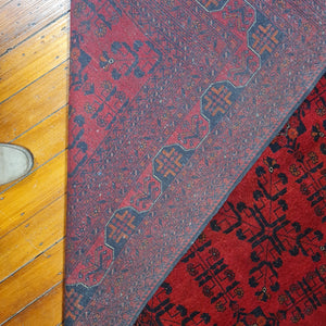 Hand knotted wool rug 288196 size 288 x 196 cm Afghanistan