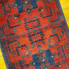 Load image into Gallery viewer, Hand knotted wool rug 9751 size 97 x 51 cm Afghanistan