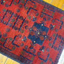 Load image into Gallery viewer, Hand knotted wool rug 9751 size 97 x 51 cm Afghanistan