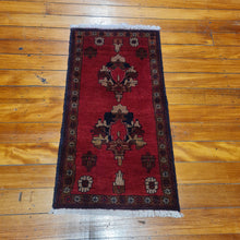 Load image into Gallery viewer, Hand knotted wool rug 10355 size 103 x 55 cm Afghanistan