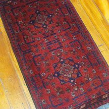 Load image into Gallery viewer, Hand knotted wool rug 9850 size 98 x 50 cm Afghanistan