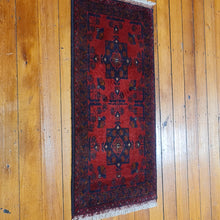 Load image into Gallery viewer, Hand knotted wool rug 9448 size 94 x 48 cm Afghanistan