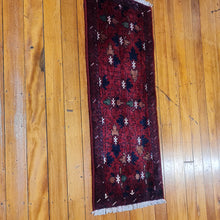 Load image into Gallery viewer, Hand knotted wool rug 10851 size 108 x 51 cm Afghanistan
