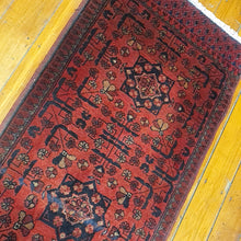 Load image into Gallery viewer, Hand knotted wool rug 10252 size 102 x 52 cm Afghanistan